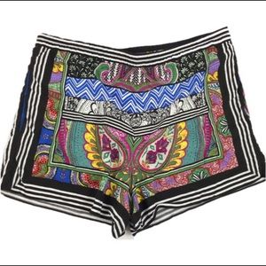 Anthropologie Ett Twa Print Shorts